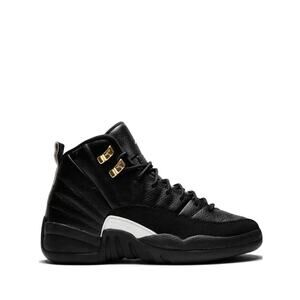 NIKE AIR JORDAN 12 Retro The Master Black Leather White Sz 11.5